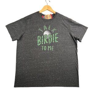 Talk Birdie To Me Golf Shirt Mens XL Gray State of Mine Dad Tee  Funny RN91497